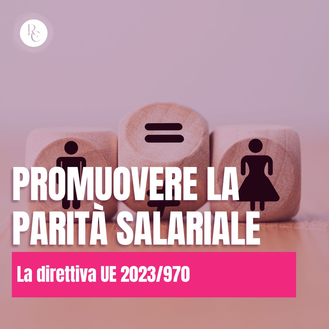 Icone di un uomo e una donna con in mezzo il segno uguale, per indicare metaforicamente il segno di equità.